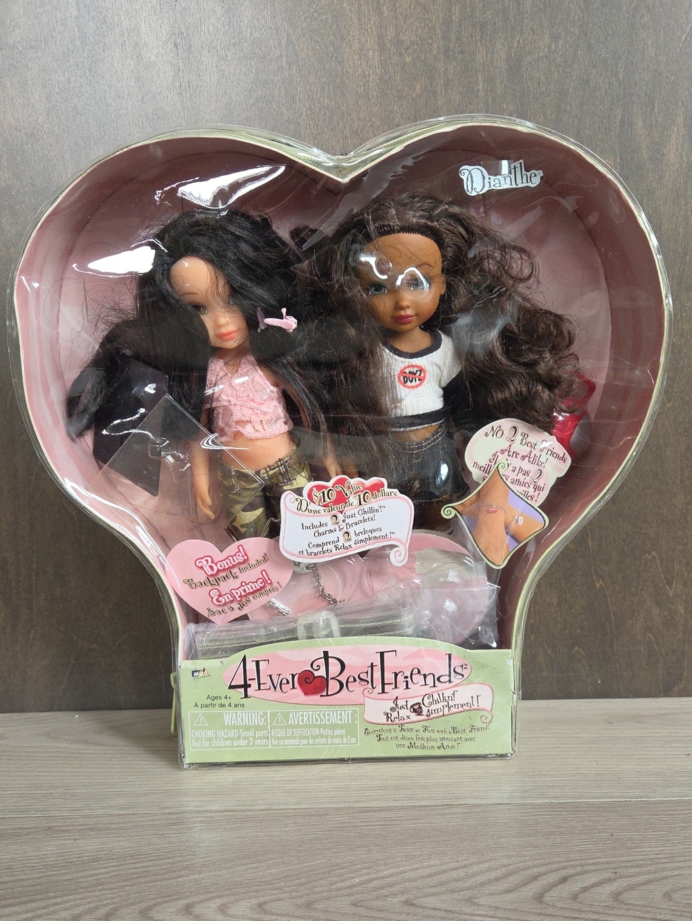 2004 MGA 4-Ever Best Friends Just Chillin Calista & Dianthe Doll Set Open Box